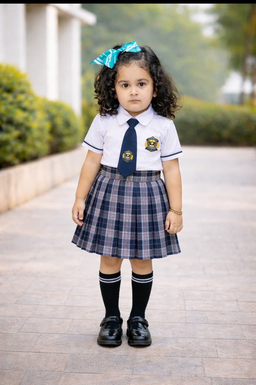 Student in Uniform - International Public School Garhan