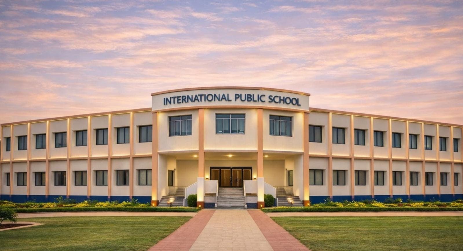 Students collaborating in a classroom